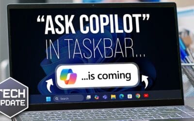 “Ask Copilot” is coming to your Taskbar (but only if you want it to)